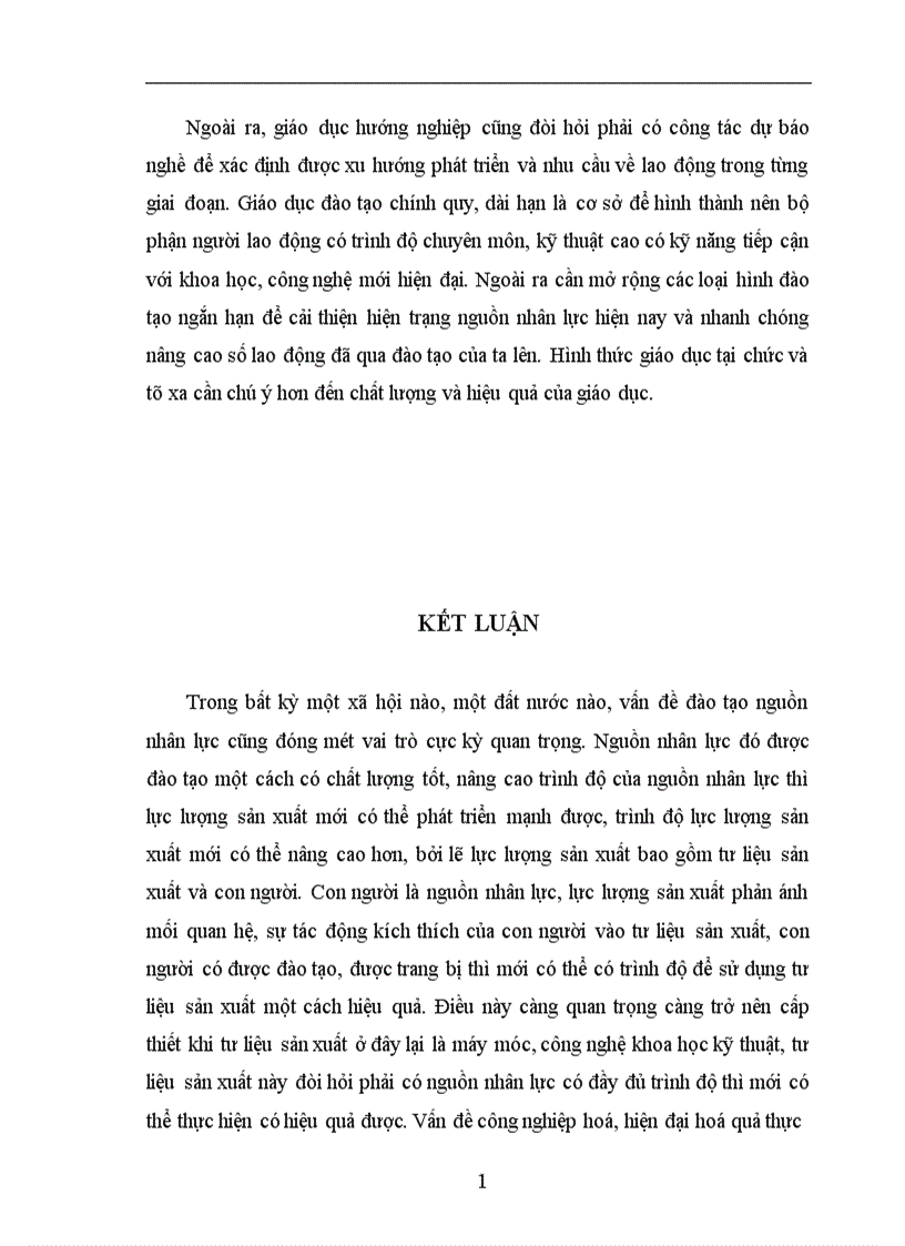 image for page Thực trạng và giải pháp để nâng cao hiệu quả của đào tạo và sử dụng nguồn nhân lực phục vụ cho sự nghiệp công nghiệp hoá hiện đại hoá ở Việt Nam