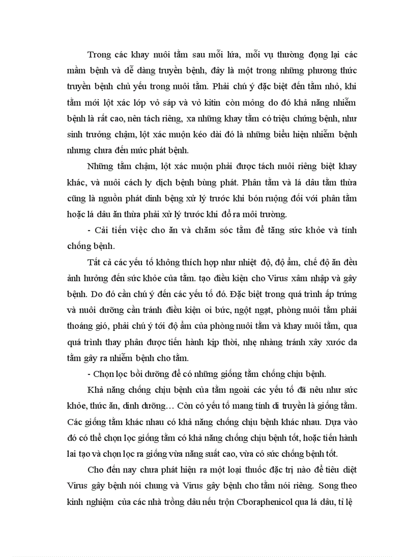 image for page Nghiên cứu một số đặc tính sinh học của Nuclear polydrosis virrus gây bệnh bủng tằm và đề xuất biện pháp phòng trị bệnh 1