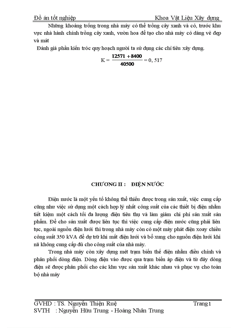 image for page Thiết kế tốt nghiệp nhà máy bêtông