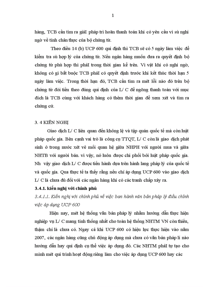 image for page Vận dụng UCP 600 vào giải quyết tranh chấp phát sinh tại NHTMCP Kỹ Thương Việt Nam 1