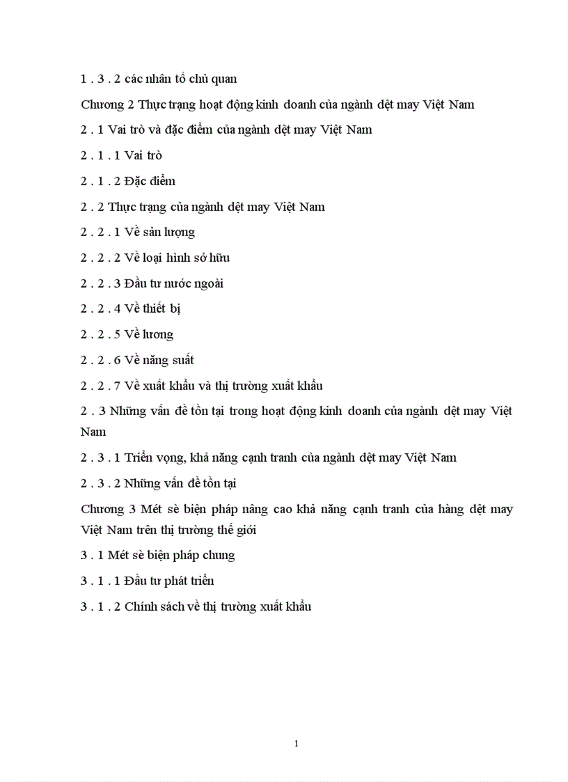 image for page Một số biện pháp nâng cao khả năng cạnh tranh của hàng dệt may Việt Nam trên thị trường thế giới