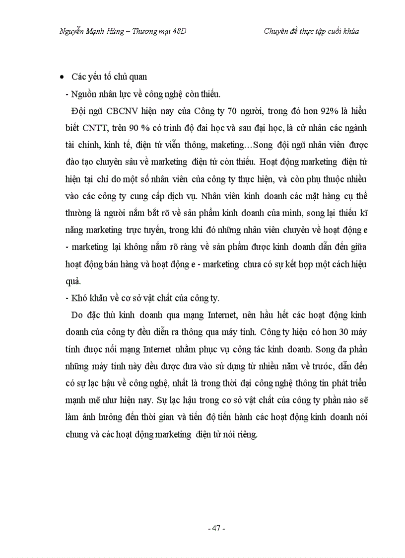 image for page Giải pháp thúc đẩy hoạt động marketing điện tử tại công ty cổ phần đầu tư phát triển công nghệ Thời Đại Mới