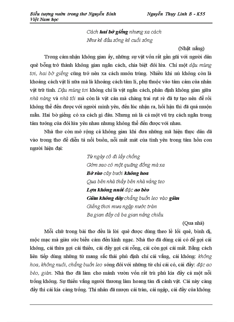 image for page Biểu tượng vườn trong thơ Nguyễn Bính