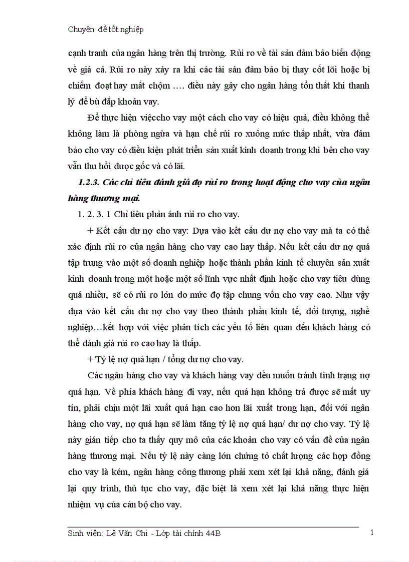 image for page Giải pháp hạn chế rủi ro trong hoạt động cho vay của ngân hàng công thương thanh hoá 1