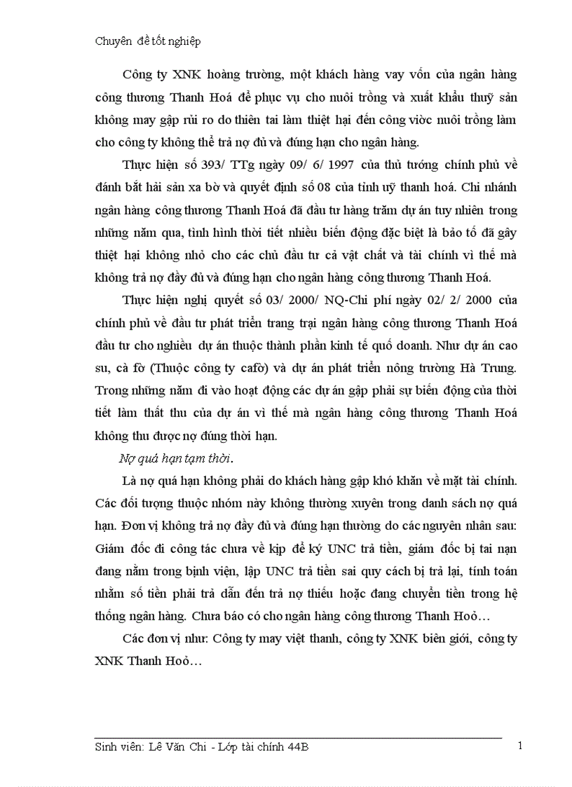 image for page Giải pháp hạn chế rủi ro trong hoạt động cho vay của ngân hàng công thương thanh hoá 1