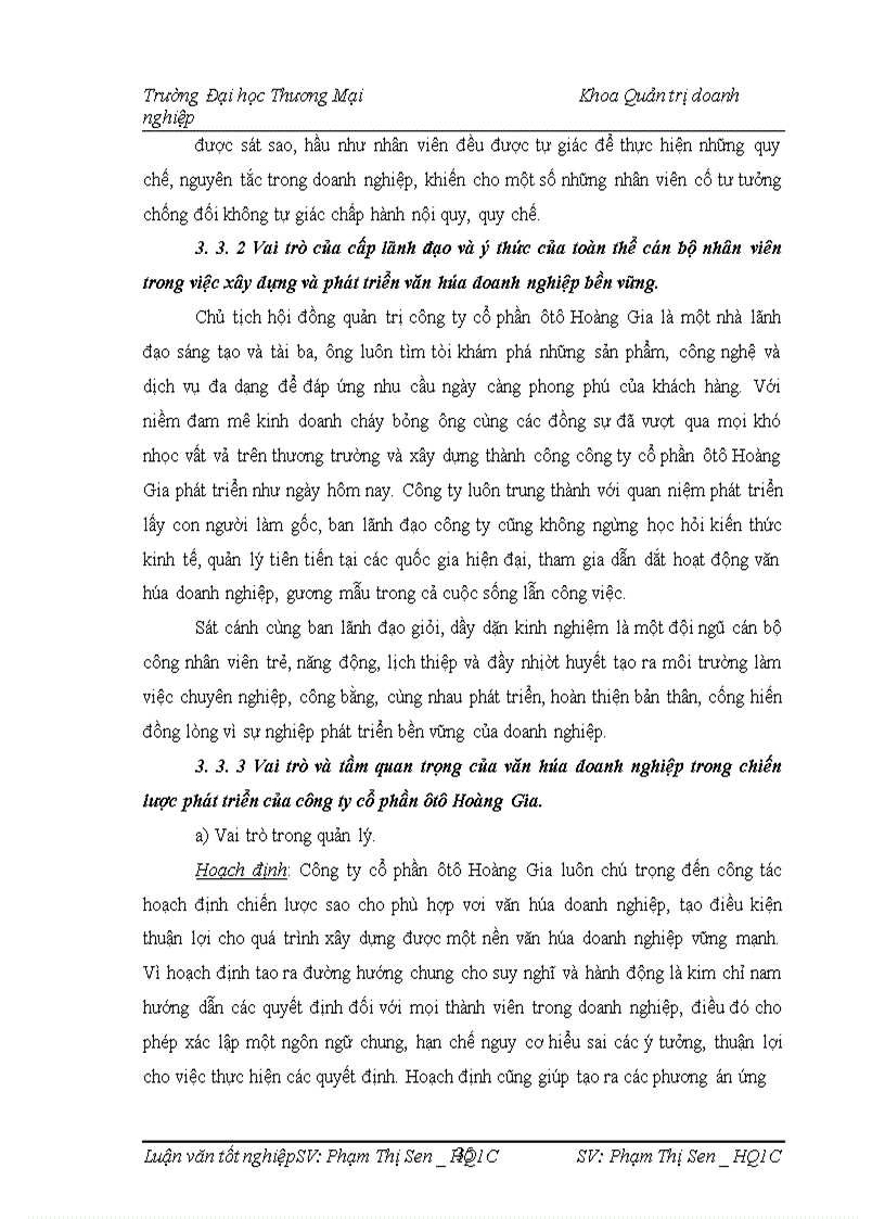 image for page Xây dựng và phát triển văn hóa doanh nghiệp của công ty cổ phần ô tô Hoàng Gia 1