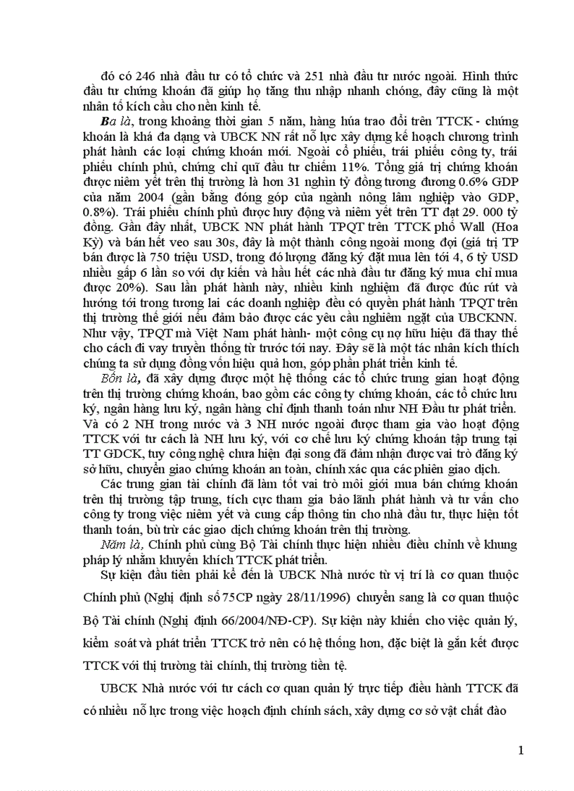 image for page Sự phát triển của thị trường chứng khoán của việt nam ảnh hưởng của nó tới tăng trưởng kinh tế 1