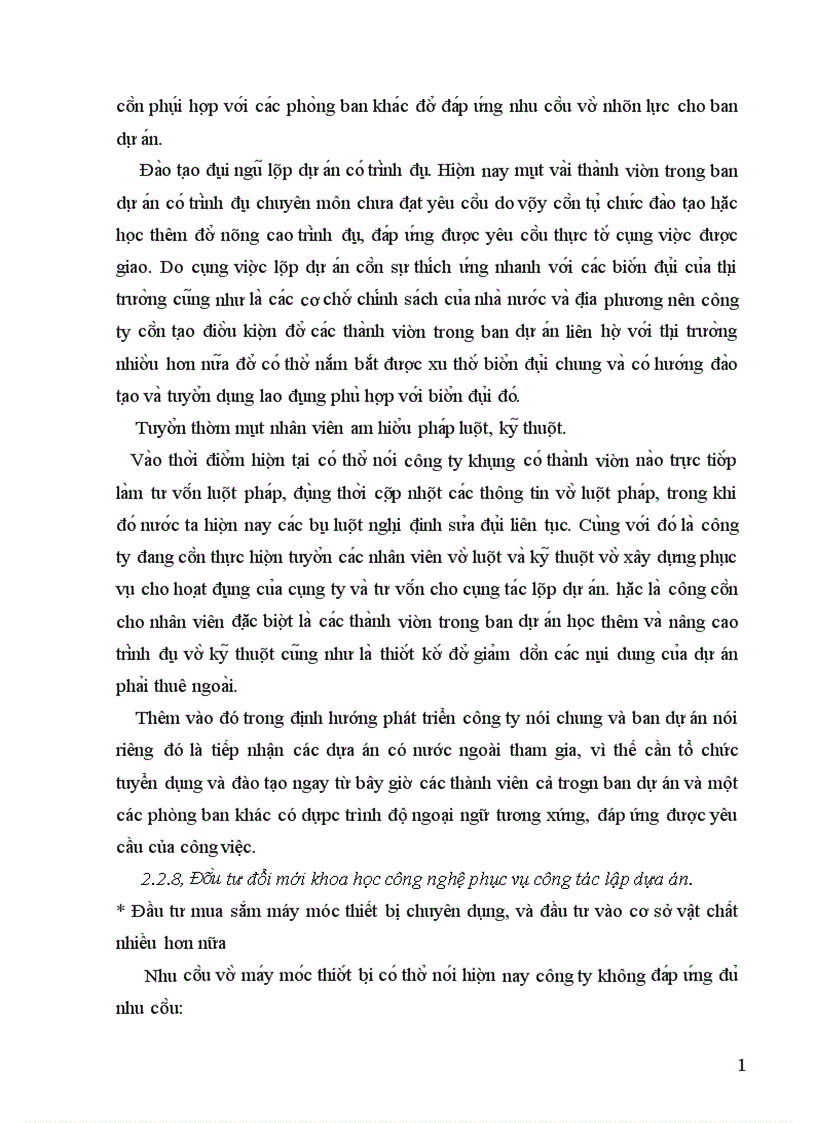 image for page Thực trạng công tác lập dự án tại công ty cổ phần đầu tư và thương mại thủ đô