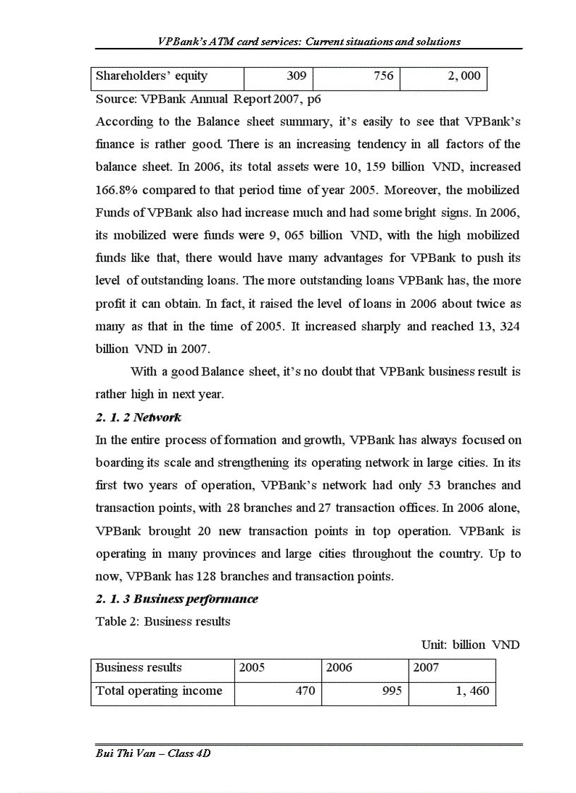 image for page VPBank s ATM card services Current situations and solutions