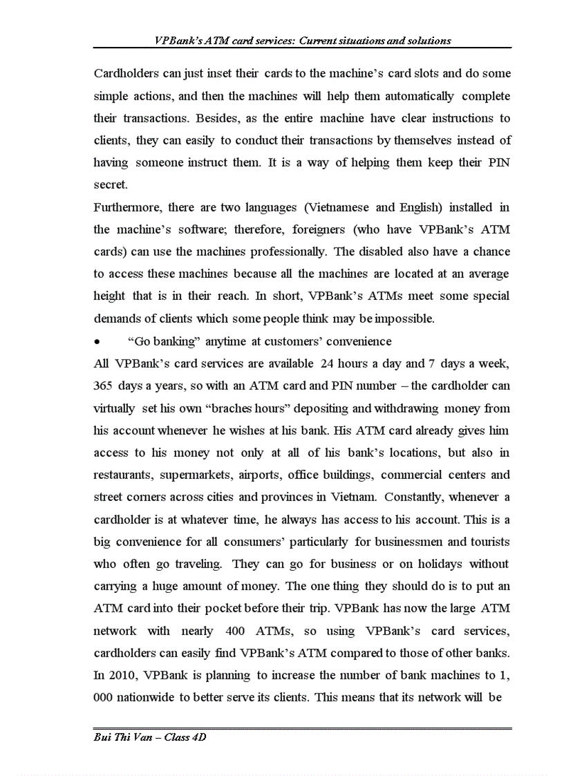 image for page VPBank s ATM card services Current situations and solutions