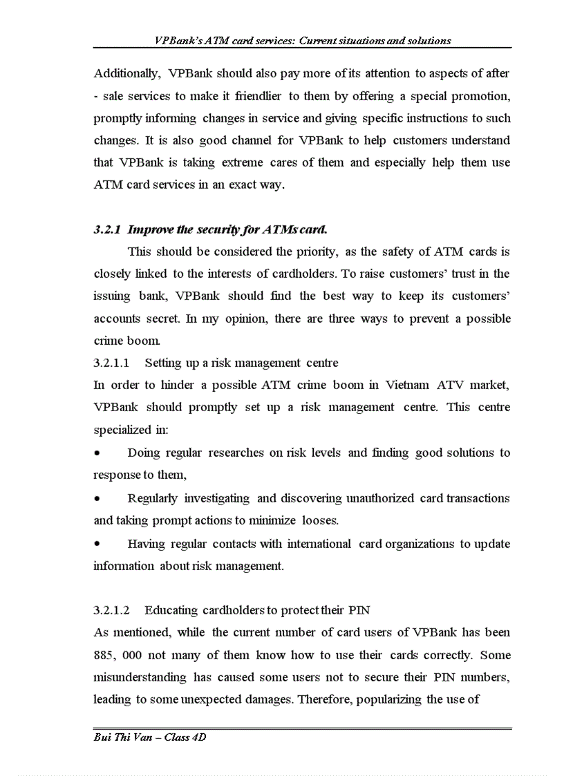 image for page VPBank s ATM card services Current situations and solutions