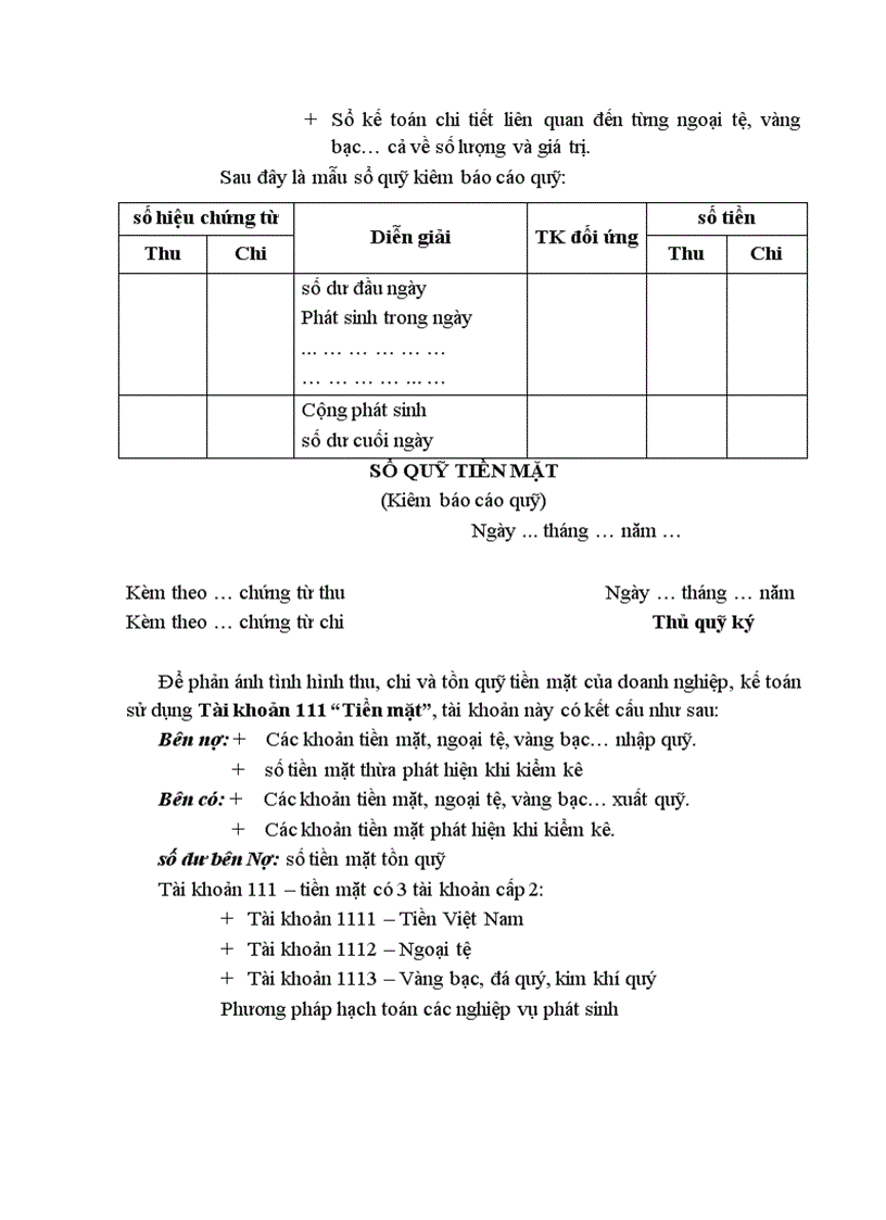 image for page Kế Toán Vốn Bằng Tiền 1