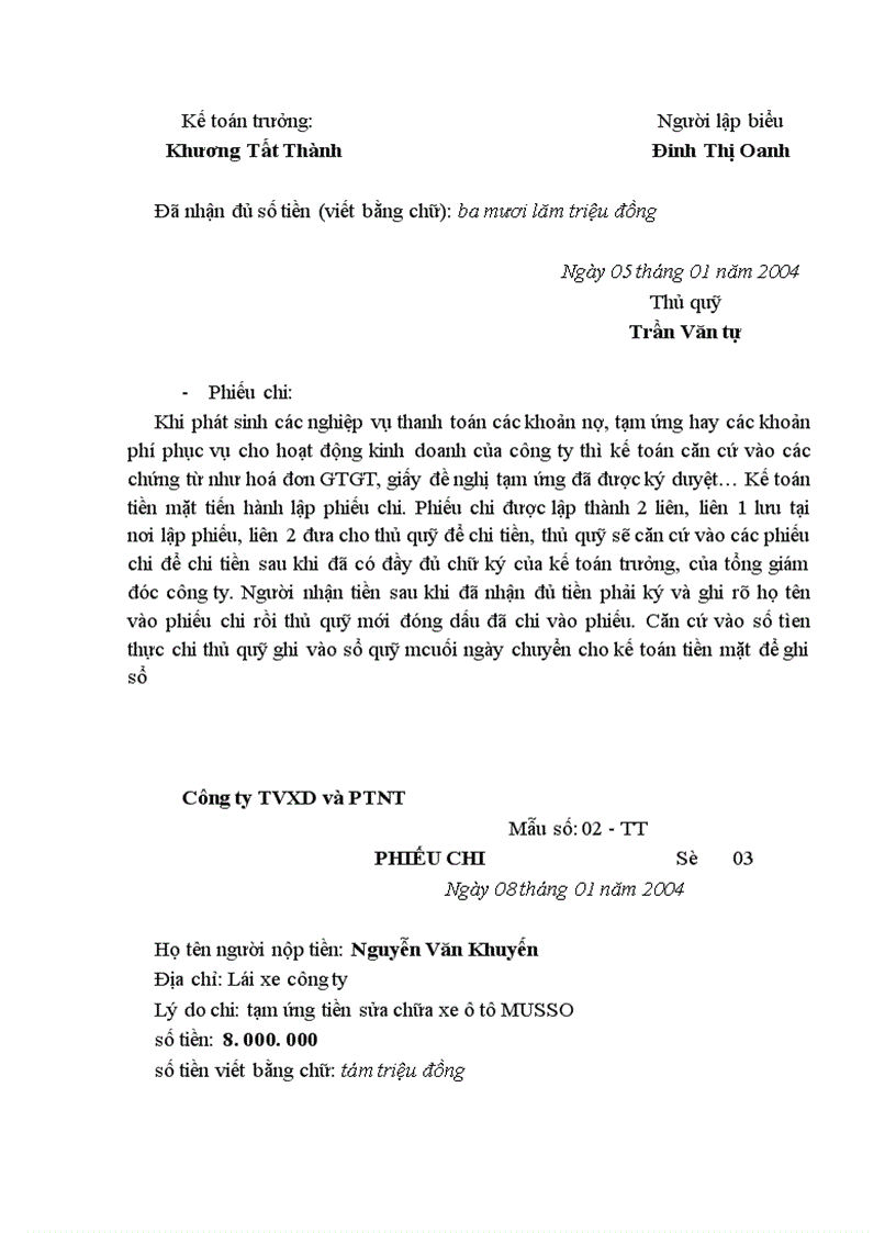 image for page Kế Toán Vốn Bằng Tiền 1