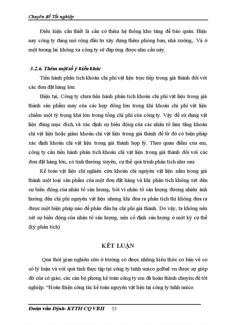 image for page Hoàn thiện công tác kế toán nguyên vật liệu tại Công ty TNHH UNICO GLOBAL VN