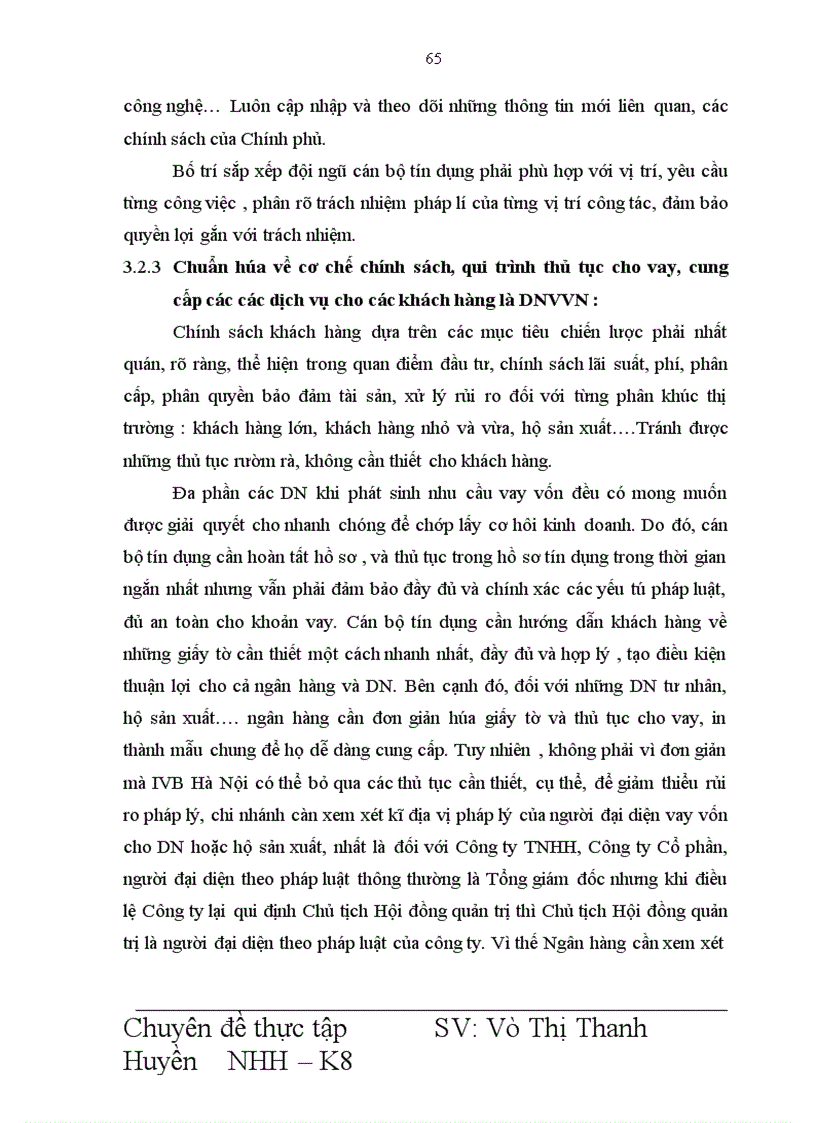 image for page Giải pháp mở rộng hoạt động cho vay đối với DNVVN tại Ngân hàng Indovina Chi nhánh Hà Nội 1