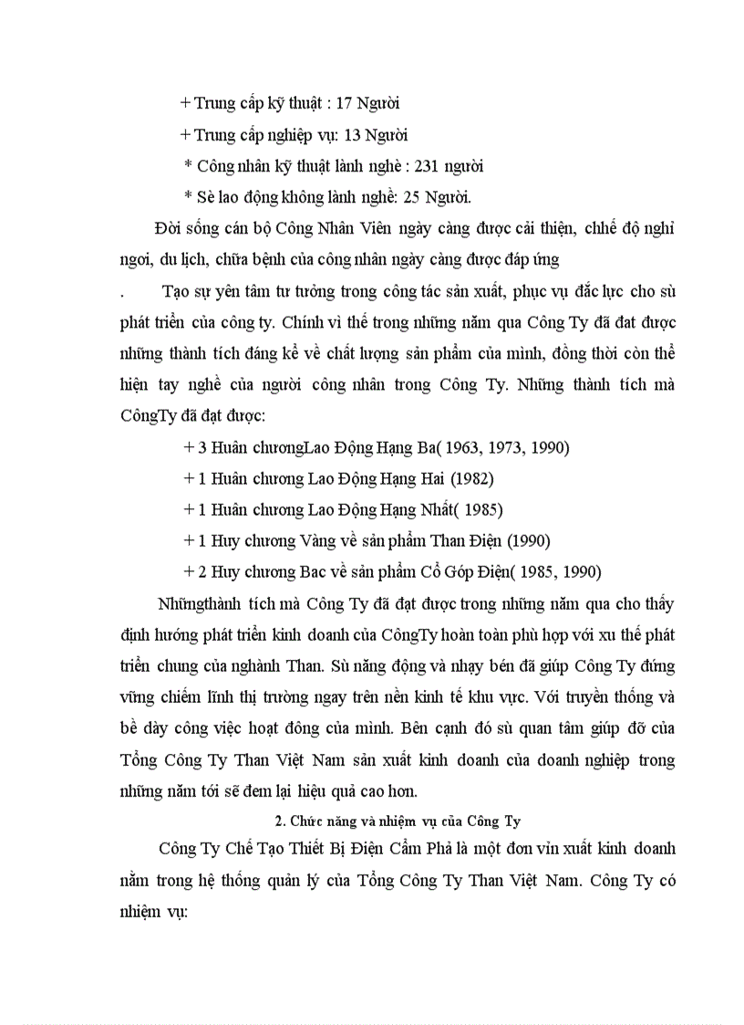 image for page Một số biện pháp tạo động lực cho người lao động ở Công Ty ChếTạo Thiết Bị Điện Cẩm Phả