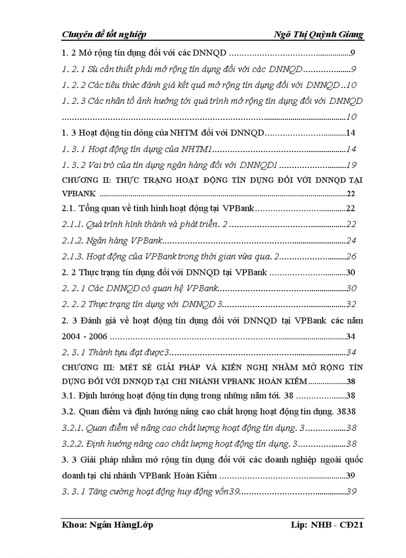 image for page Giải pháp mở rộng tín dụng với doanh nghiệp ngoài quốc doanh tại Ngân hàng Ngoài quốc doanh VPBANK chi nhánh Hoàn Kiếm 1