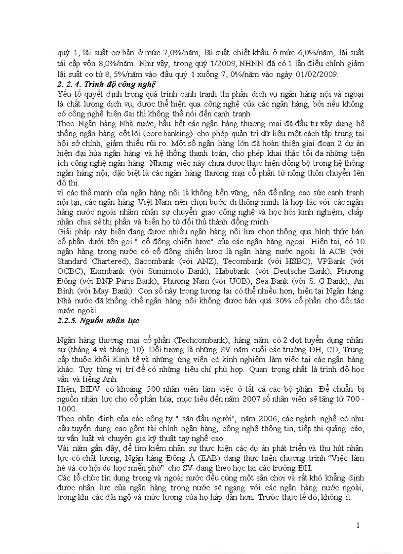 image for page Thực trạng và giải pháp nâng cao năng lực cạnh tranh của các NHTM NN Việt Nam