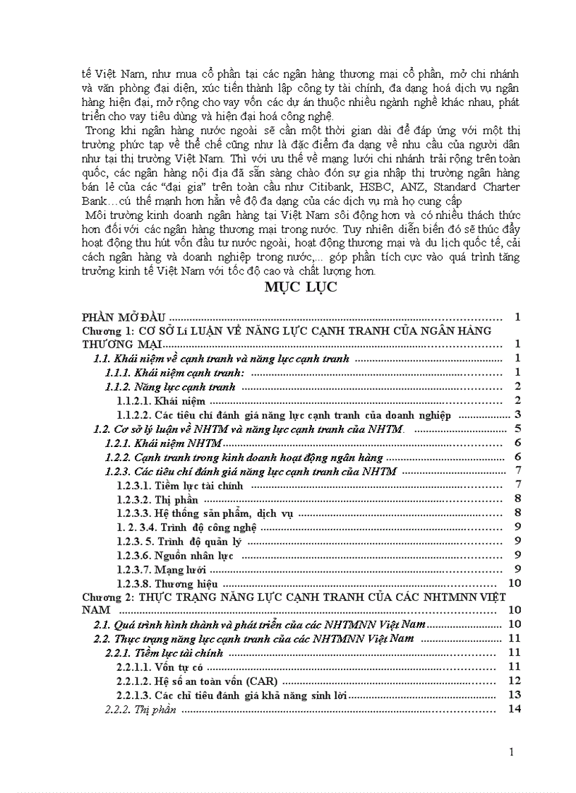 image for page Thực trạng và giải pháp nâng cao năng lực cạnh tranh của các NHTM NN Việt Nam