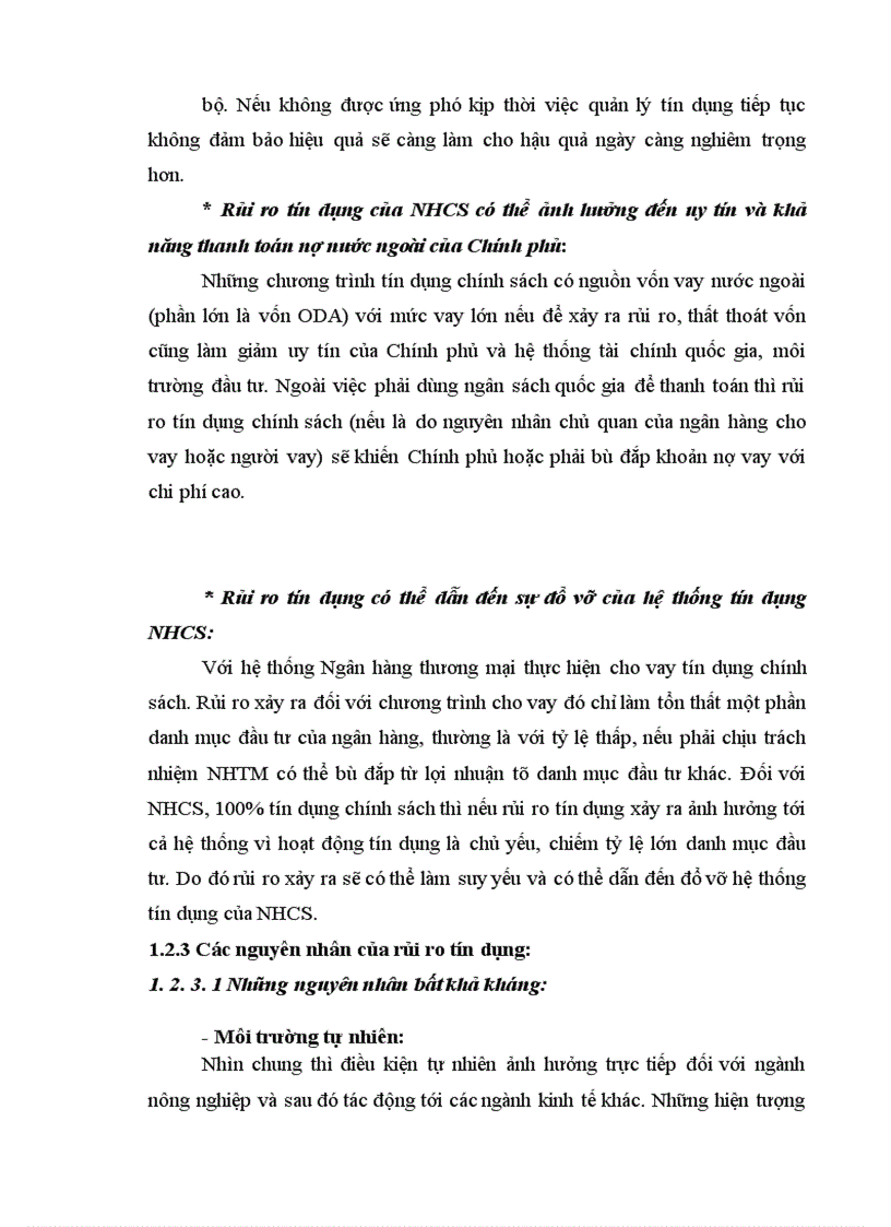 image for page Hạn chế rủi ro tín dụng tại Ngân hàng Chính sách xã hội Việt Nam 1