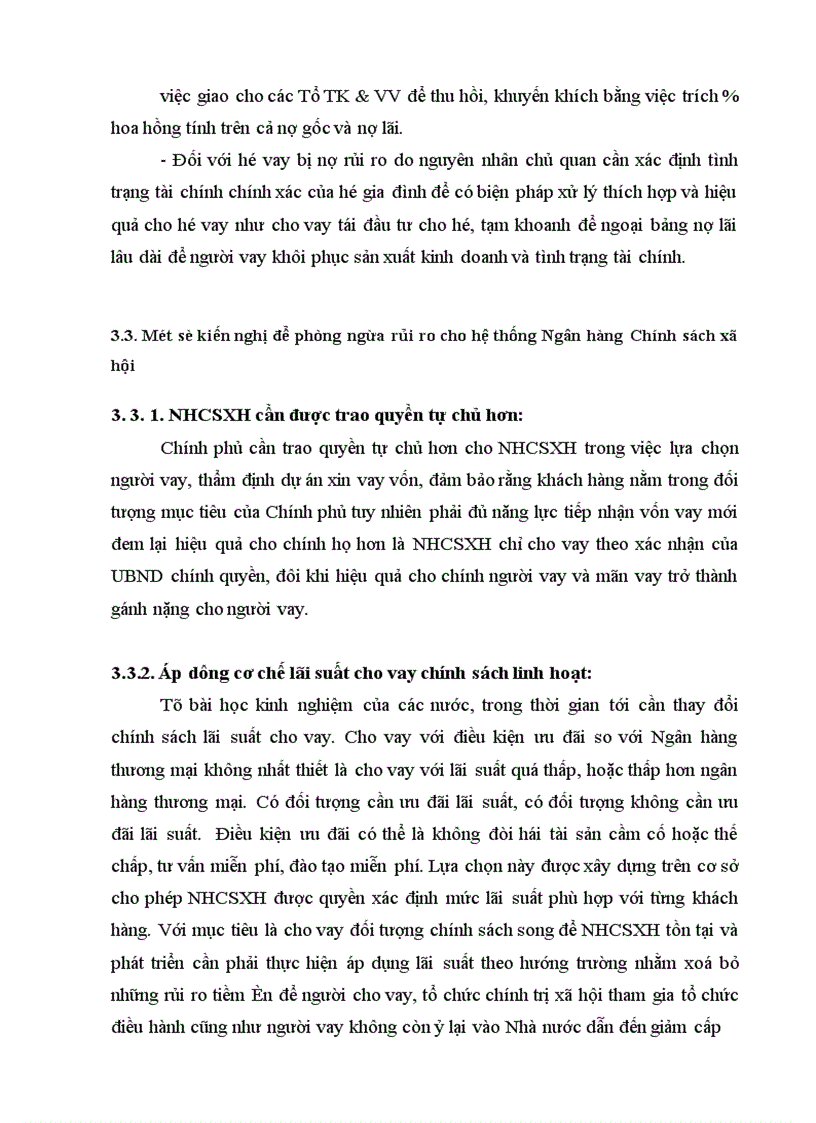 image for page Hạn chế rủi ro tín dụng tại Ngân hàng Chính sách xã hội Việt Nam 1