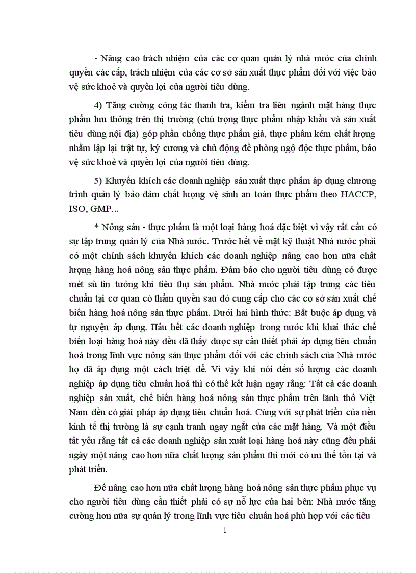 image for page Tăng cường quản lý của nhà nước về tiêu chuẩn hoá trong lĩnh vực Nông sản Thực phẩm 1