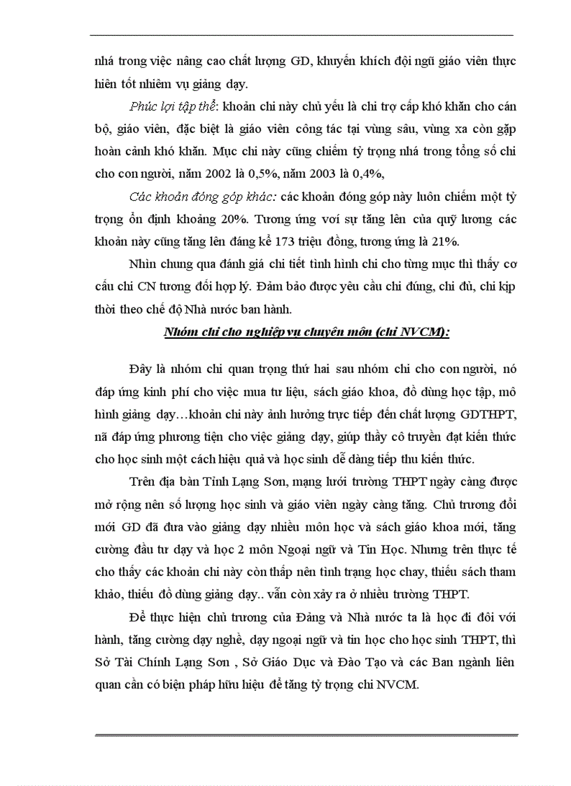 image for page Một số giải pháp nhằm tăng cường công tác quản lý chi ngân sách Nhà nước cho giáo dục trung học phổ thông ở tỉnh Lạng Sơn