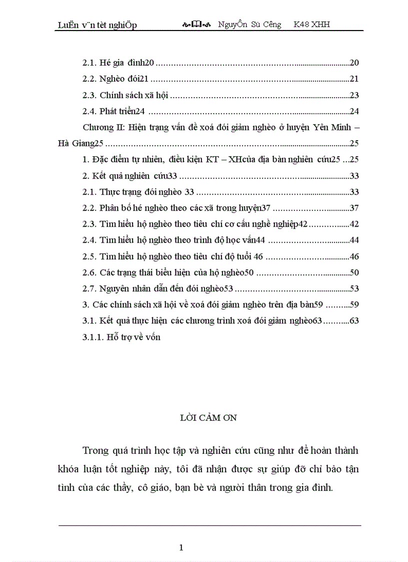 image for page Thực trạng đói nghèo và những giải phấp xóa đói giảm nghèo cho đồng bào dân tộc Mông huyện Yên Minh tỉnh Hà Giang 1