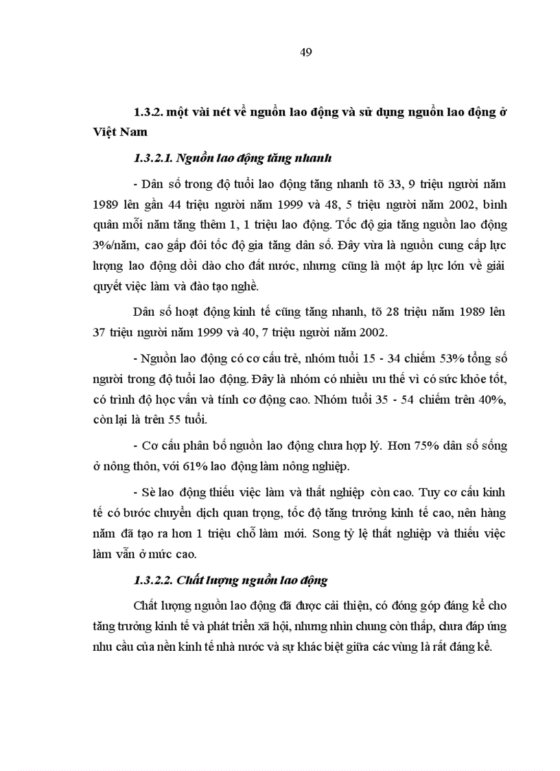 image for page Nguồn lao động và sử dụng nguồn lao động ở Thành phố Hồ Chí Minh