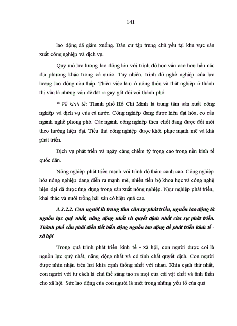 image for page Nguồn lao động và sử dụng nguồn lao động ở Thành phố Hồ Chí Minh