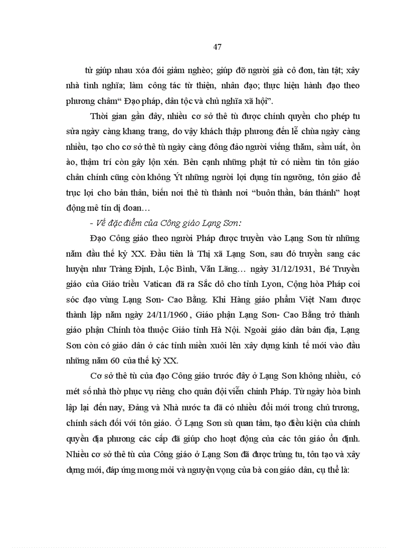 image for page Quản lý nhà nước đối với hoạt động tôn giáo ở Lạng Sơn hiện nay 1