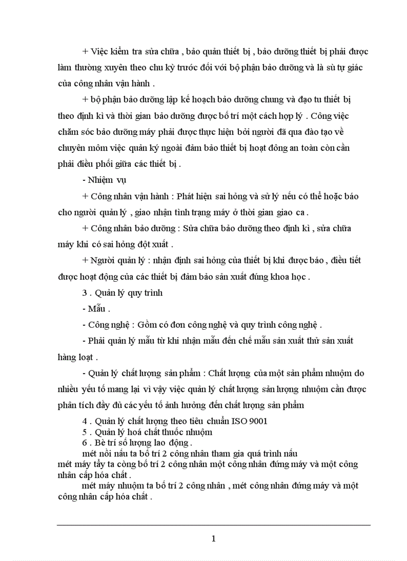 image for page Báo cáo dây chuyền nhuộm khăn chùi trân bằng thuốc nhuộm hoạt tính hoàn nguyên trên thiết bị máy nhuộm cao áp hai họng KDD của Trung Quốc 1