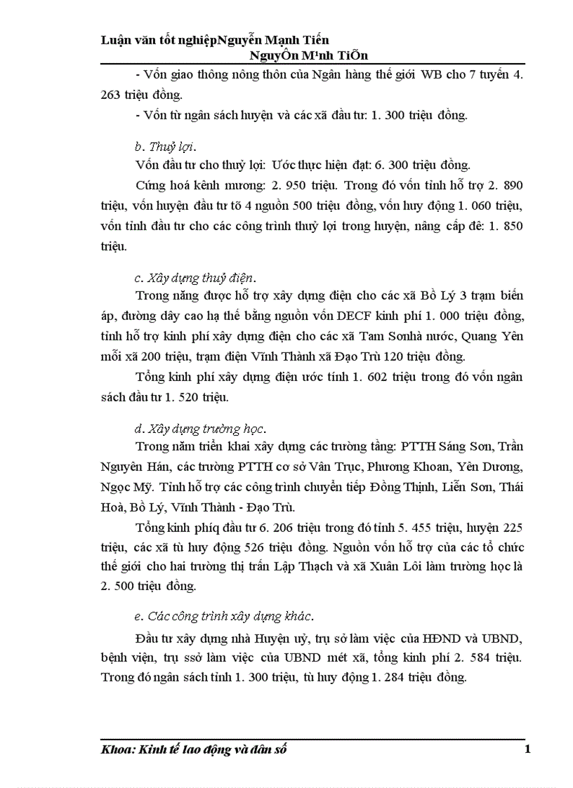 image for page Phân tích biến động dân số lao động và việc làm ở huyện Lập Thạch trong giai đoạn hiện nay 1
