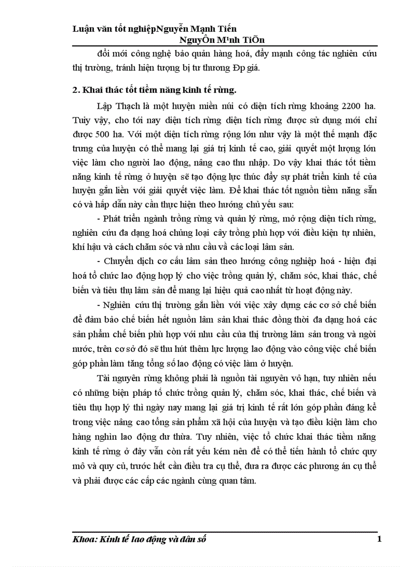 image for page Phân tích biến động dân số lao động và việc làm ở huyện Lập Thạch trong giai đoạn hiện nay 1