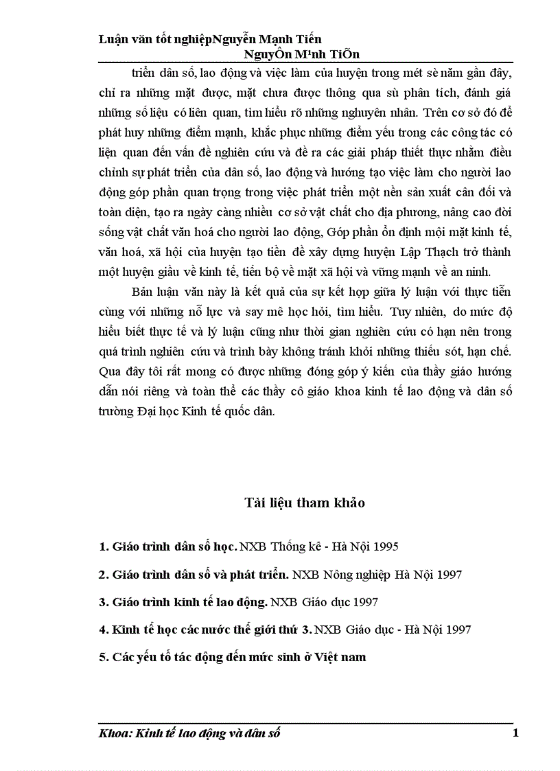 image for page Phân tích biến động dân số lao động và việc làm ở huyện Lập Thạch trong giai đoạn hiện nay 1