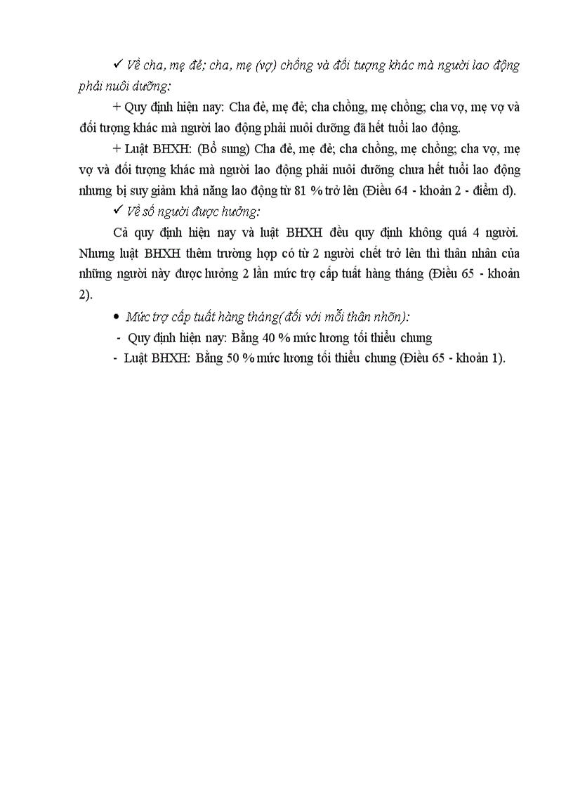 image for page Những điểm mới trong các chế độ của loại hình bhxh bắt buộc trong luật bhxh so với những quy định hiện nay về BHXH 1