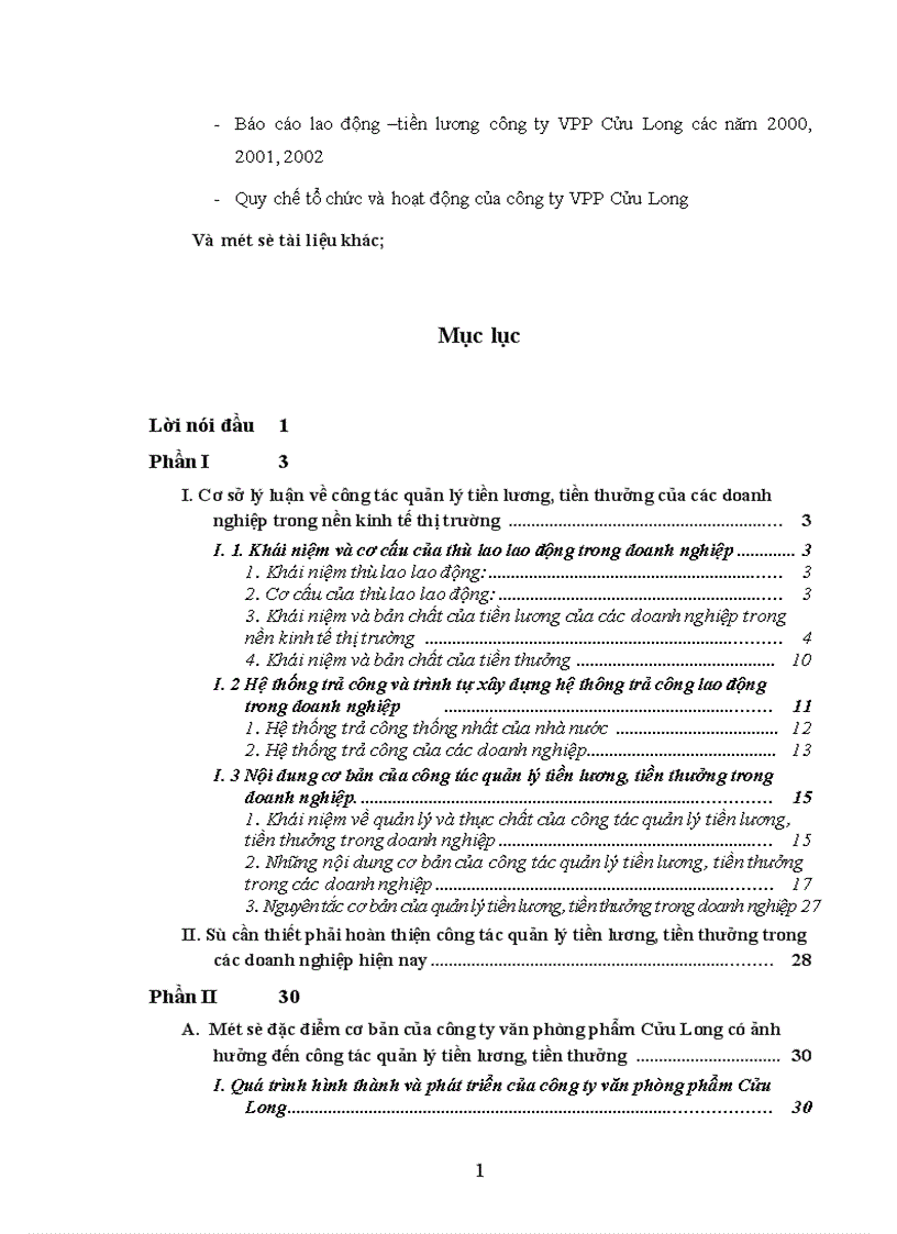 image for page Một số giải pháp nhằm hoàn thiện công tác quản lý tiền lương tiền thưởng tại công ty Văn Phòng Phẩm Cửu Long