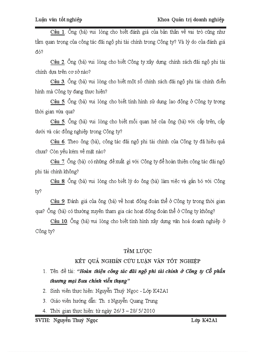 image for page Hoàn thiện công tác đãi ngộ phi tài chính ở Công ty Cổ phần thương mại Bưu chính viễn thông