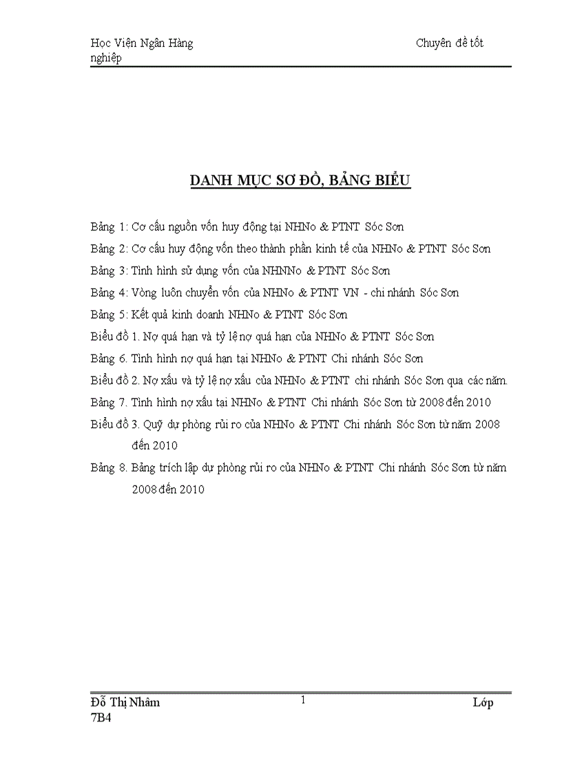 image for page Tăng cường quản lý rủi ro tín dụng tại Ngân hàng Nông nghiệp và Phát triển nông thôn Việt Nam chi nhánh Sóc Sơn 1