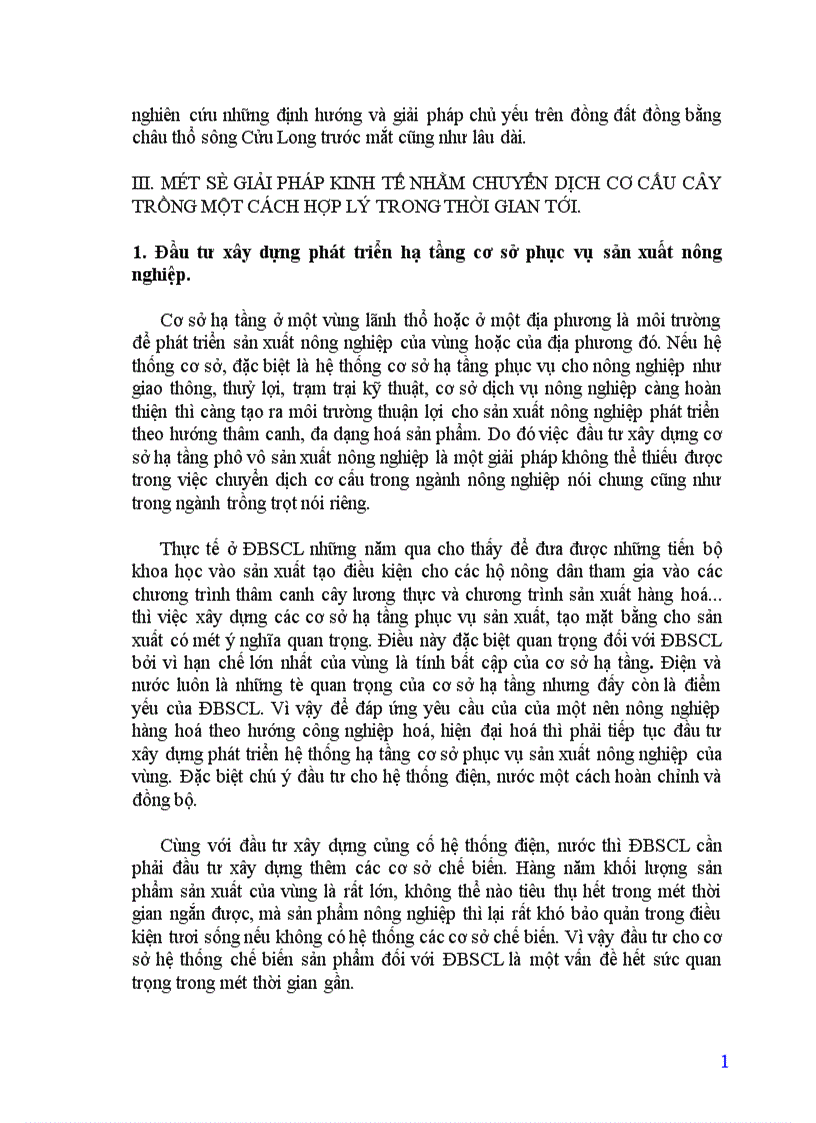 image for page Thực trạng và một số giải pháp kinh tế chủ yếu chuyển dịch cơ cấu cây trồng vùng đồng bằng sông Cửu Long