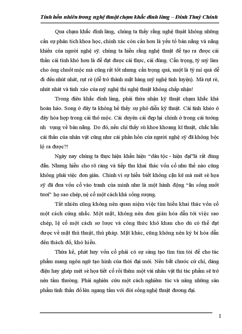 image for page Tính hồn nhiên trong nghệ thuật chạm khắc đình làng