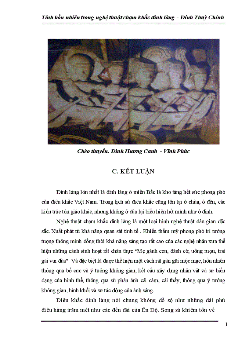 image for page Tính hồn nhiên trong nghệ thuật chạm khắc đình làng