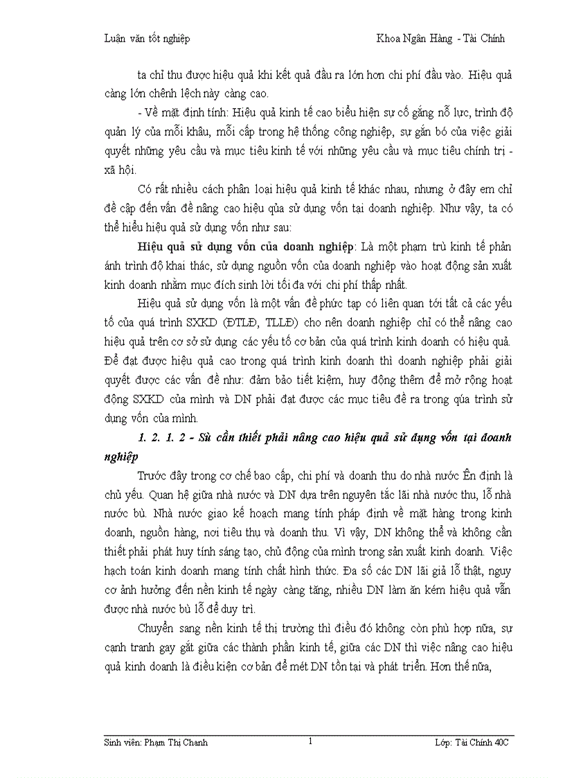 image for page Một số giải pháp nhằm nâng cao hiệu quả sử dụng vốn tại Công ty công trình giao thông 208 thuộc tổng giao thông 4 Bộ Giao Thông Vận tải 1