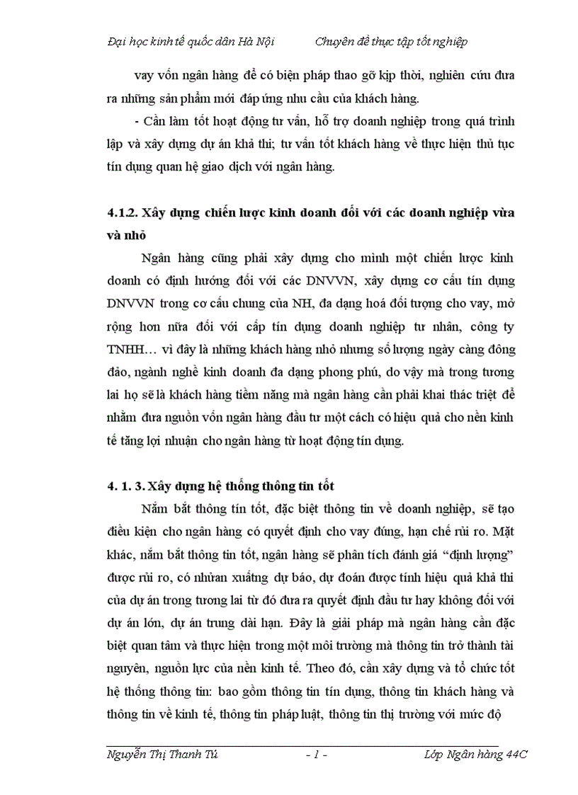 image for page Mở rộng tín dụng đối với các doanh nghiệp vừa và nhỏ tại sở giao dịch ngân hàng thương mại cổ phần Quân đội 1