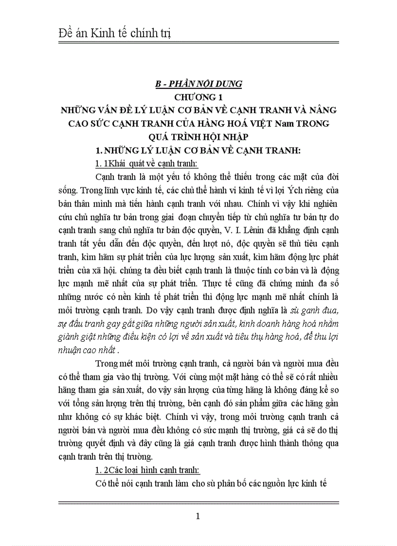 image for page Giải pháp nâng cao sức cạnh tranh của hàng hoá Việt Nam trong quá trình hội nhập 1