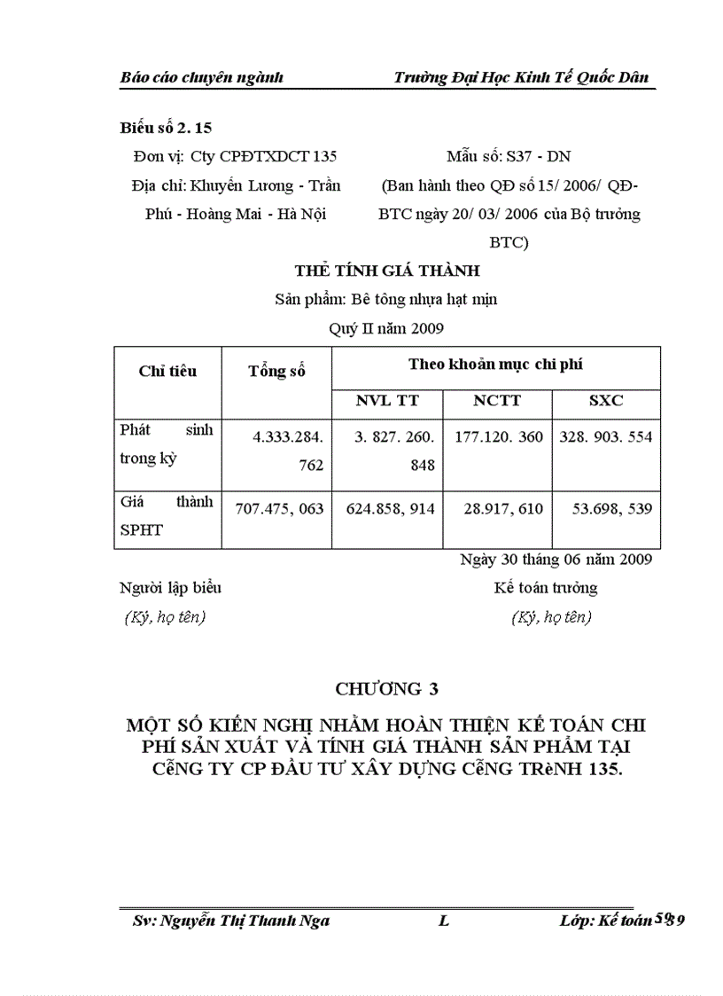image for page Hoàn thiện kế toán chi phí sản xuất và tính giá thành sản phẩm tại Công ty CP Đầu Tư XD Công Trình 135 1