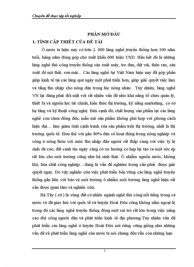 image for page Thực trạng và giải pháp phát triển bền vững các làng nghề truyền thống tại huyện Hoài Đức Hà Tây