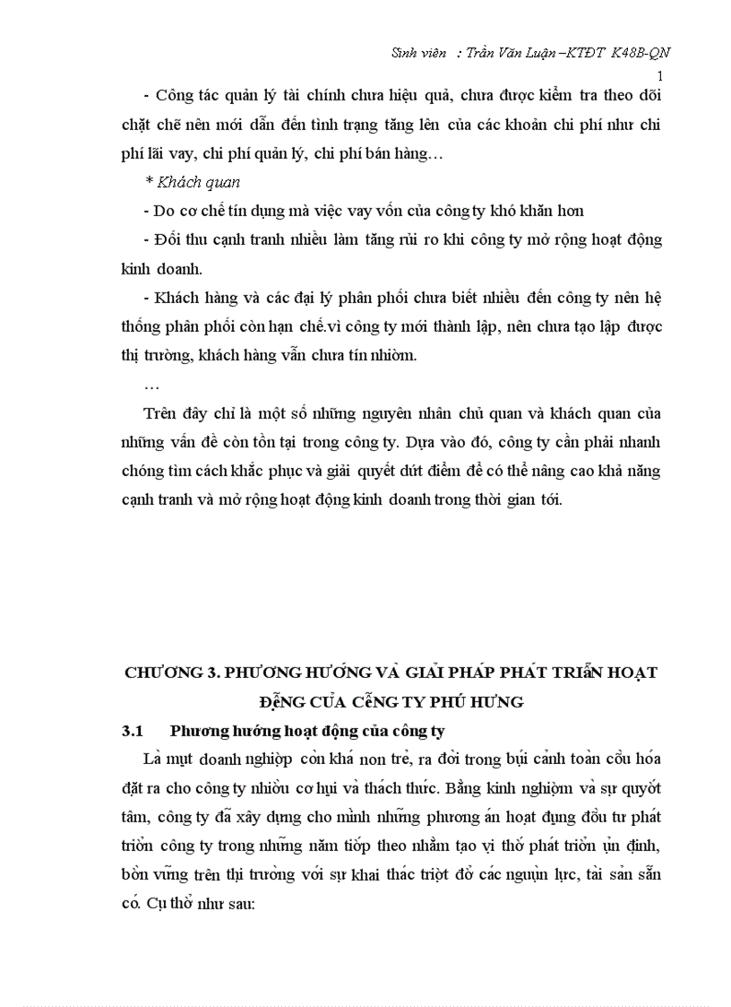 image for page Ba o ca o thư c tâ p tô ng hơ p tại Công ty Cô phâ n Đâ u tư va Thương ma i PHÚ HƯNG PHIT JSC