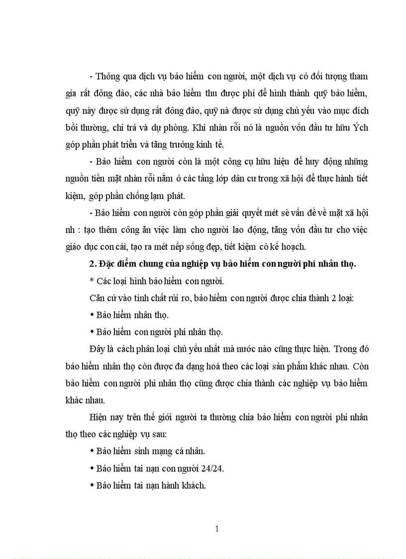 image for page Bảo hiểm kết hợp con người thực trạng và giải pháp nhằm thúc đẩy sự phát triển của nghiệp vụ tại phòng bảo hiểm khu vực 6 Chi nhánh Bảo Minh Hà Nội 1
