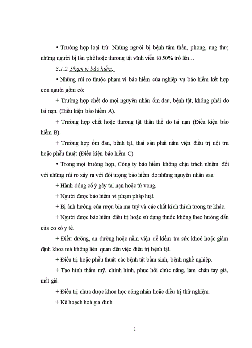 image for page Bảo hiểm kết hợp con người thực trạng và giải pháp nhằm thúc đẩy sự phát triển của nghiệp vụ tại phòng bảo hiểm khu vực 6 Chi nhánh Bảo Minh Hà Nội 1